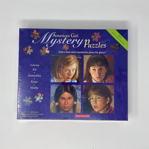 American Girl Doll Mystery Puzzles Set 2005 Kit New Sealed Samantha, Kaya, Molly - Picture 1 of 8